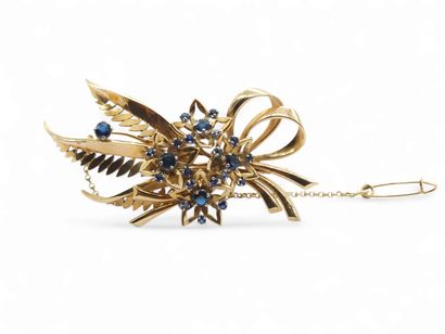 20th century French work Brooch in 750° yellow...