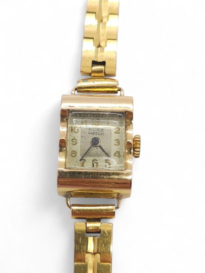 ALAB WATCH
Wristwatch, rectangular case in...