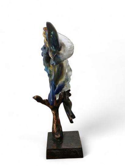 Yves LOHE (born 1947)
Clown head
Cast glass...