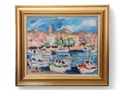 Catherine GARROS (née en 1954)
Bateaux au...