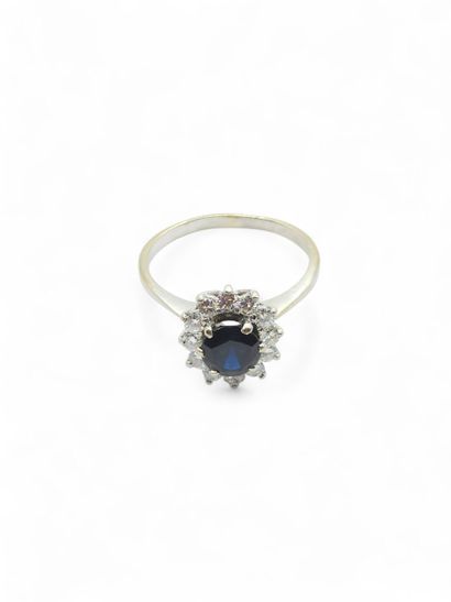 20th century FRENCH WORK
Daisy ring in 750°...