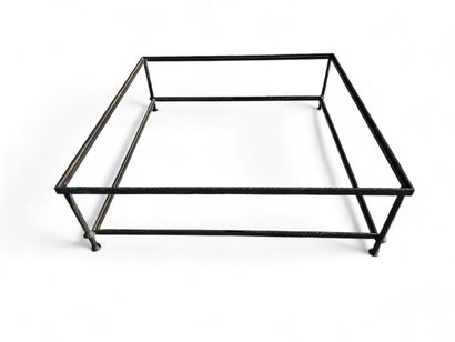 20th century WORK
Large rectangular wrought-iron...