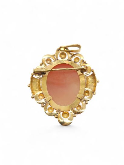 TRAVAIL Xxème siècle
Pendentif faisant broche...