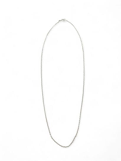 CHAINE en or gris 750°
Poids : 3,8 g