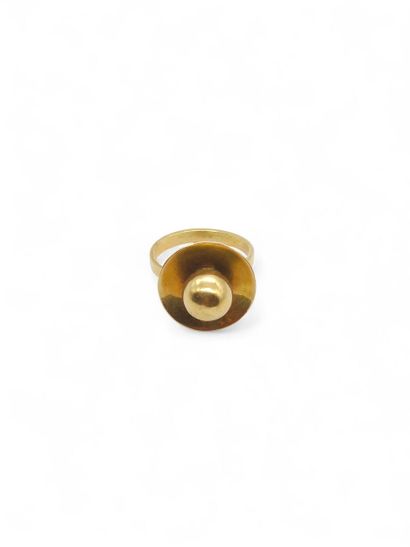modern foreign work
Ball ring in 750° yellow...