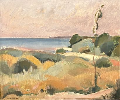 Ernest BOLENS (1881-1959)
Seascape, [19]17
Oil...