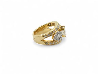 modern french work
RING in 750° yellow gold...