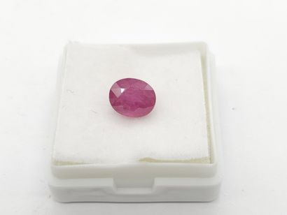 SAPHIRE purplish pink Tanga , oval , Tanzania...