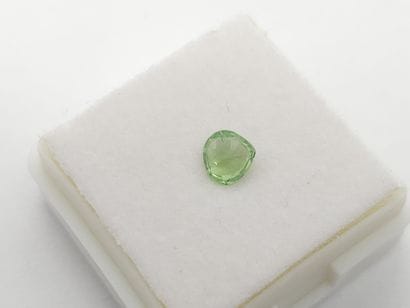 GRENAT tsavorite vibrant green VS , poire...