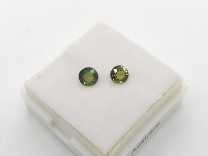 SAPPHIRE green VS Nbr 2 , round , Australia...