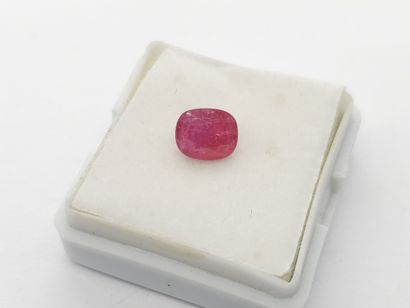 RUBY pinkish red , cushion , Mozambique ,...