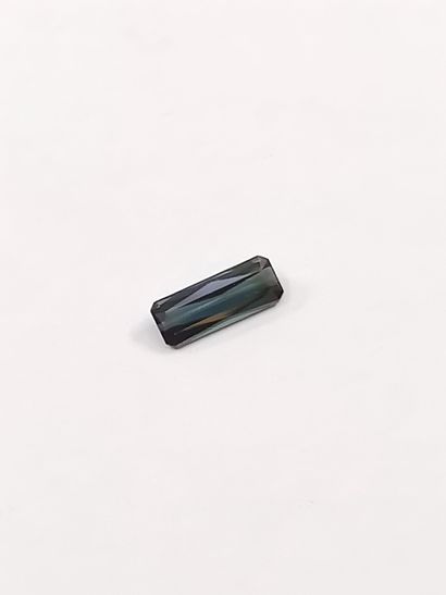 Emerald-cut green TOURMALINE, Mozambique,...