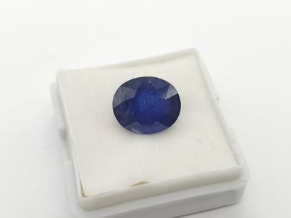 SAPHIRE blue , Oval , Africa , 5,51 Carats,...