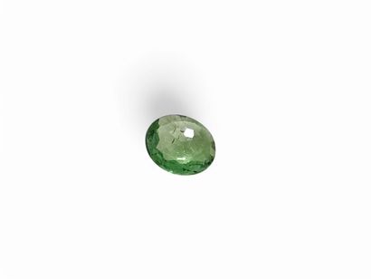 Oval tsavorite green, Tanzania, 0.32 carat
Dim...