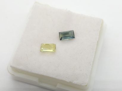 SAPHIR x2 Green Yellow , Baguette , Australia...