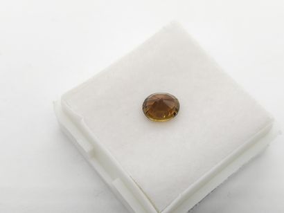 TOURMALINE yellow VS , oval , Mozambique...