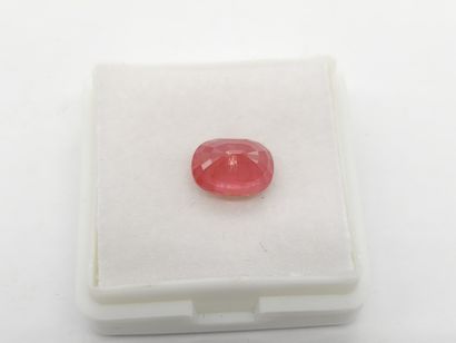 SAPHIR Purplish pink , oval , Mozambique...