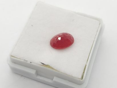 SAPPHIRE orange , Oval , Songea , Tanzania...