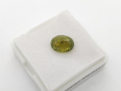 TOURMALINE light Yellowish green Madagascar...