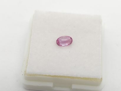 SAPPHIRE pinkish purple , oval , Madagascar...