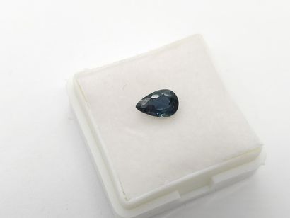 SAPHIR blue , pear , Australia , 0,95 carats...