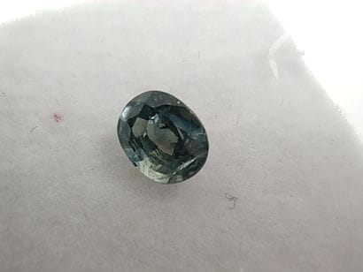SAPHIR greenish blue Australie ovale
Dim...