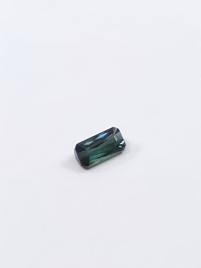 Emerald-cut green TOURMALINE, Mozambique,...