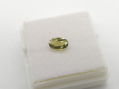 SAPPHIRE green VS , oval , Australia , 0,87...