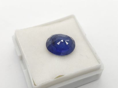 SAPHIRE blue , Oval , Africa , 5,51 Carats,...