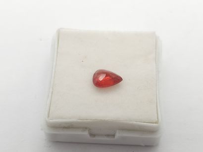 RUBY orangy red Tanga , pear , Tanzania ,...