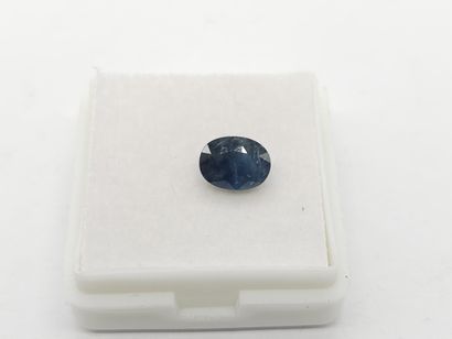 SAPHIR blue , oval , Australia , 1,44 Carats,...