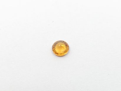 SAPHIRE orange, round, Tanzania 0.56 carats...