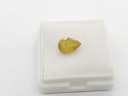 SAPHIR Yellow , Pear , Madagascar , 1,69...