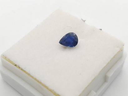 SAPHIRE blue VS , poire , Madagascar , 0,50...