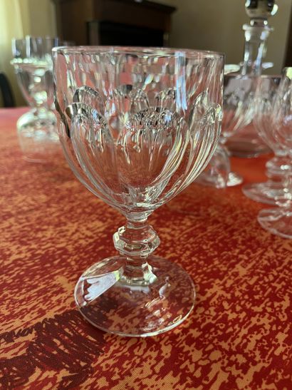 VILLEROY ET BOCH 
Partie de service de verres...