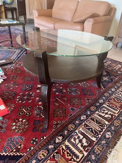 TRAVAIL 1930/1940
Table basse ronde tripode...