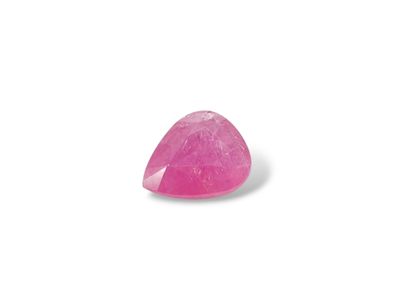 RUBY pinkish red , pear , Mozambique , 2.70...