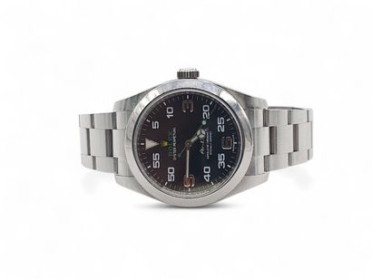 ROLEX Air King oyster perpetual 
Steel wristwatch,...