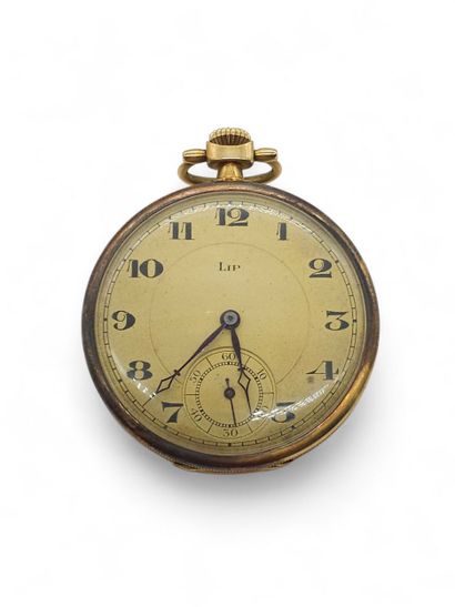 LIP 
750° yellow gold gousset WATCH, gilt...