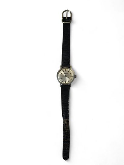 LONGINES
Ladies' leather wristwatch, 24mm...