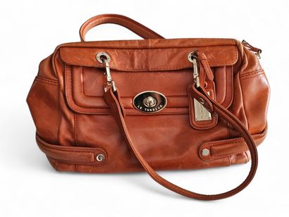 LE TANNEUR 
Sac à main en cuir orange
Us...