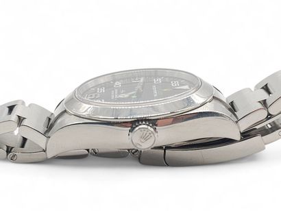 ROLEX Air King oyster perpetual 
Steel wristwatch,...