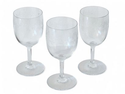 BACCARAT - Modèle SEVIGNE
SUITE de DOUZE...