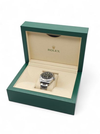 ROLEX Air King oyster perpetual 
Steel wristwatch,...