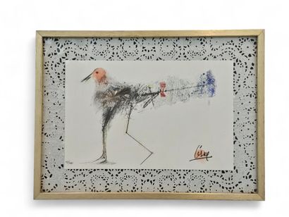 CESAR, Cesar BALDACCINI dit (1921-1998)
L'Oiseau
Lithographie...