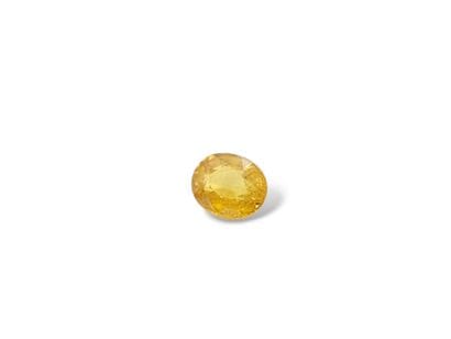 SAPHIR yellow , oval , Tanzania , 0,93 Carats,...