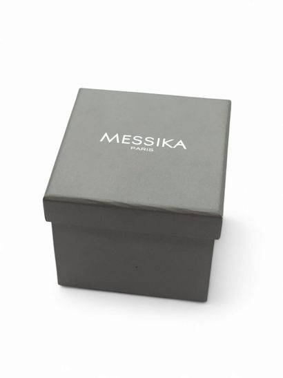MESSIKA MOVE Titanium-graphite ring set with...