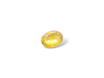 SAPHIR yellow , oval , Tanzania , 0,93 Carats,...