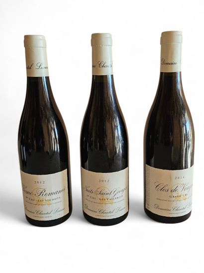 ENSEMBLE DE TROIS BOUTEILLES DE VIN ROUGE...