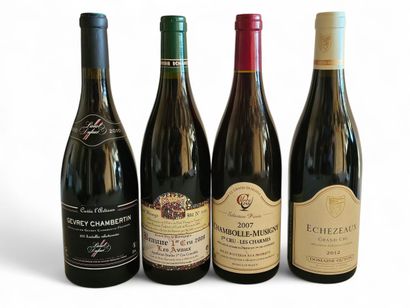 SET OF FOUR BOTTLES OF RED WINE including...